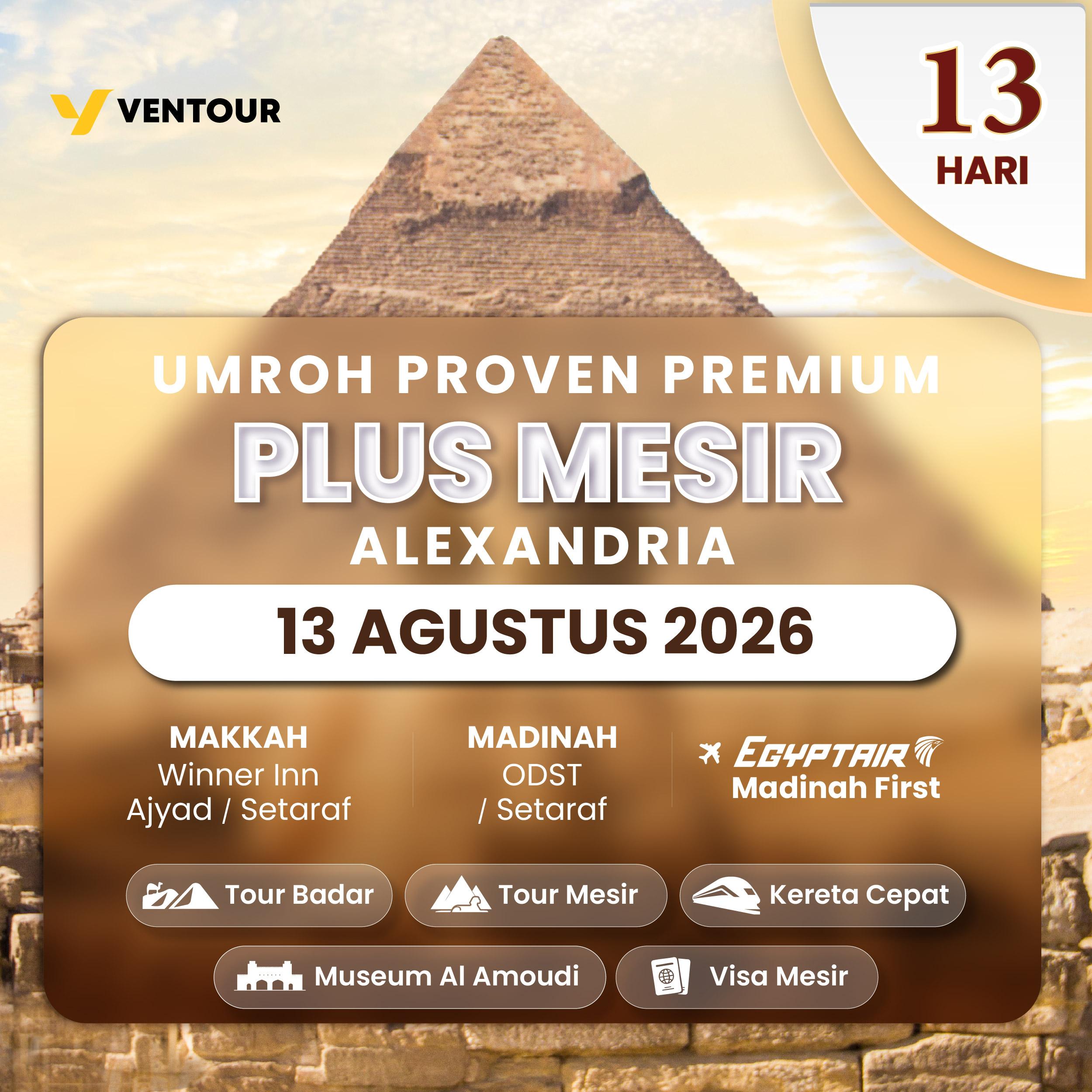 PROVEN PREMIUM PLUS MESIR ALEXANDRIA 13D MS MADINAH FIRST